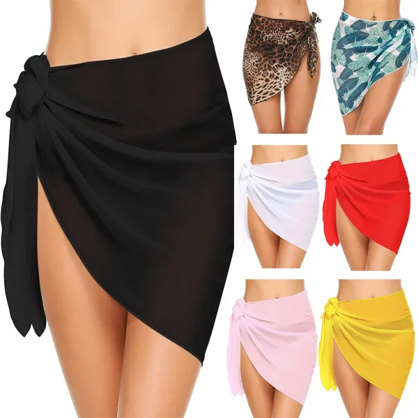 Women Short Sarongs Swimsuit Coverups