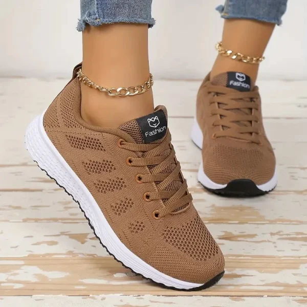 Women's Casual Flats Sports Shoes Mesh Breathable
